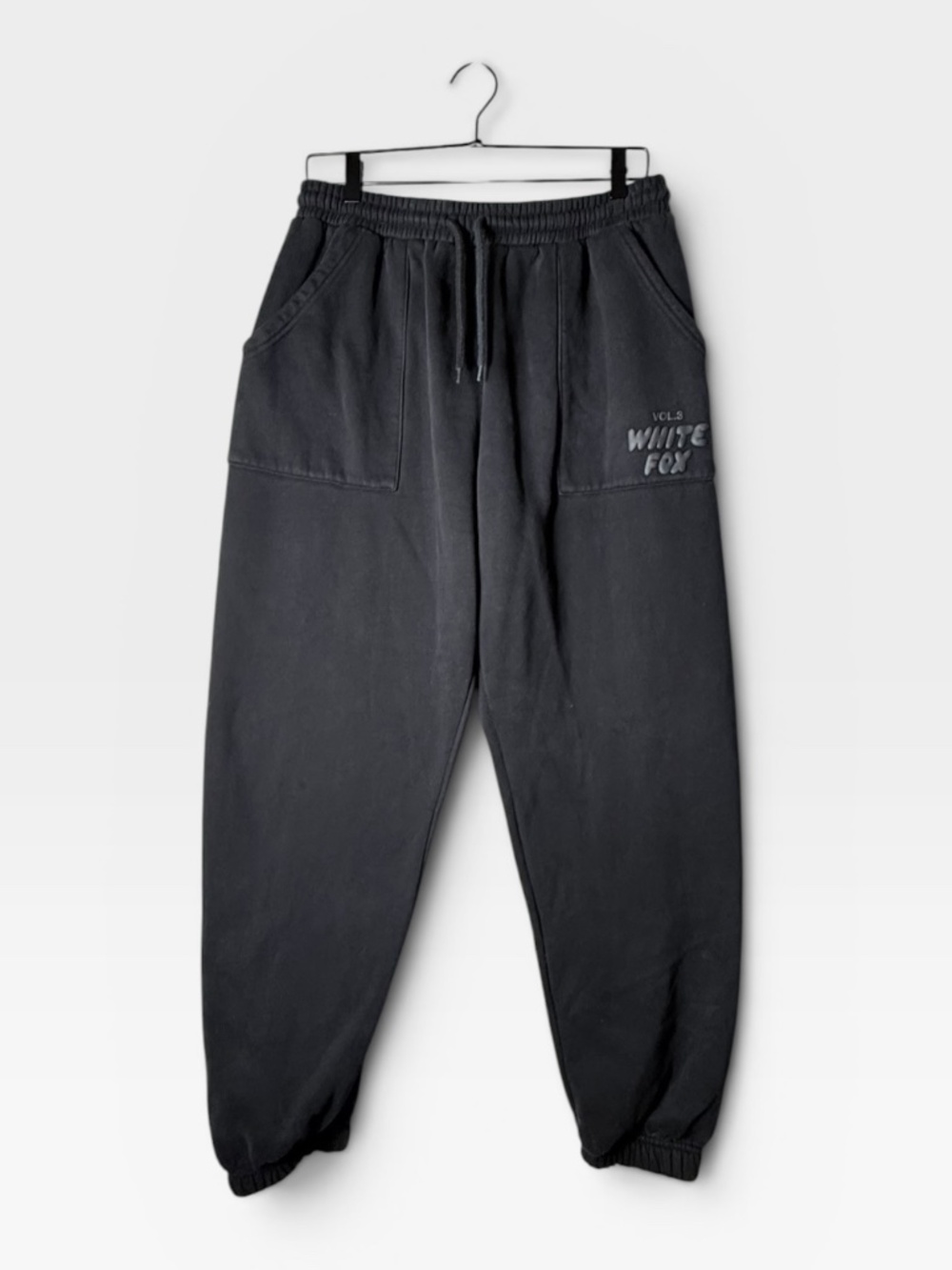 White Fox Boutique Vol 3 Signature Sweatpants Size XL Black Jogger Winter (Q)
